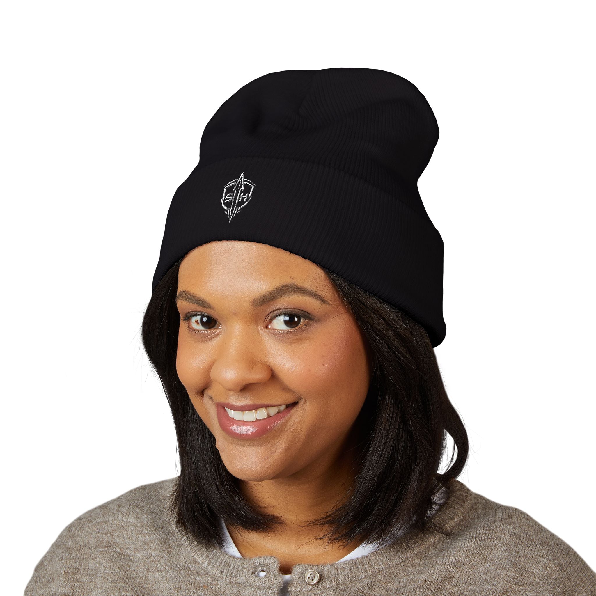 SpearHead Cuffed Beanie (Embroidery)